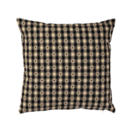 Coussin Campagne noir 45x45 - Comptoir de Famille