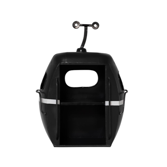 Étagère murale téléphérique noir - Chehoma