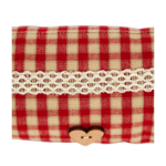 Boudin de porte Mamie carreaux rouge L90 - Comptoir de Famille