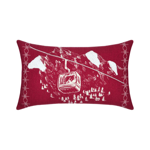 Coussin Villard Rouge - 30x50