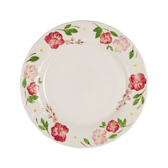 Assiette plate Blandine Rose - Comptoir de Famille