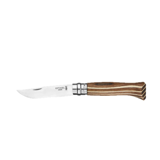 Opinel N°8 - Bouleau - Lamelle brun 