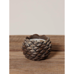 Mini bougeoir Pomme de pin - Chehoma