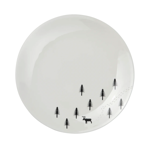 Assiette  dessert Snow tracks 20,5 - Asa Selection
