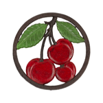 Dessous de plat Damier rouge &amp; vert - Comptoir de Famille