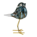 Déco Moineau Doré &amp; Bleu - Côté Table