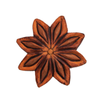 Bouton de porte - Anis étoilé