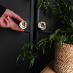 Bouton de porte - Coquelicot blanc