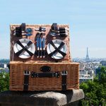 Panier Pique-nique osier 6P - Louvre