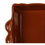 Plat à four Feston rectangulaire Caramel 32x21 - Côté Table