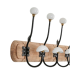 Patère 4 crochets Campagne naturel - Comptoir de Famille