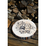 Galette réversible Tignes Télécabine/Skieur- 38x38