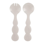 Couverts � salade Bollon Blanc - C�t� Table