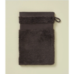 Gant de toilette éponge unie Cacao - 15x21 - Sylvie Thiriez 