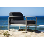 Fauteuil Bellevie coussin Blanc Grisé - Fermob 