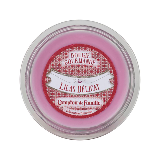 Bougie gourmande Lilas Délicat - Comptoir de Famille