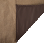 Tablier en cuir et toile vintage n°325 - Havane