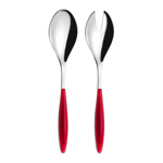 Couverts à salade feeling &quot;cutlery&quot; Rouge transparent