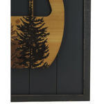 Cadre bois gris 48x72 - Télécabine