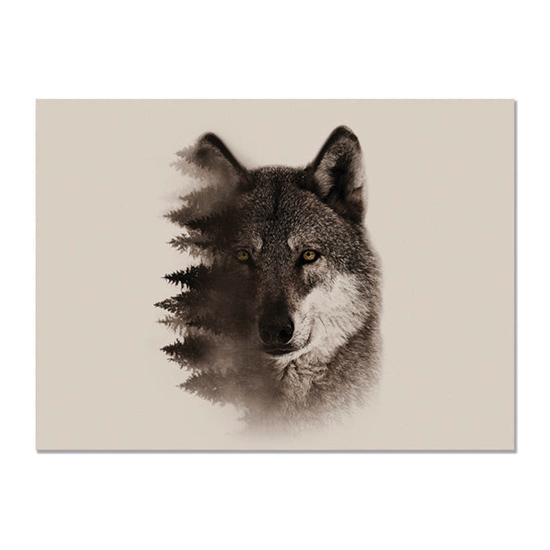 Set de table 33x45 cm Loup - Pôdevache