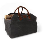 Sac à buches 2 en 1 CRAFTWOOD - Charbon