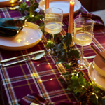 Serviette de table Forêt enchantée carreaux - Sylvie Thiriez