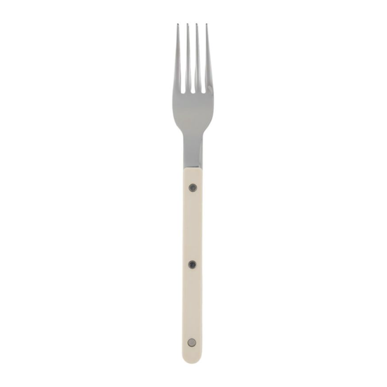 Fourchette inox Charnay ivoire - Côté Table