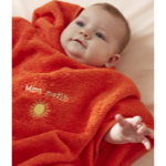 Poncho brodé Petit Soleil - Sylvie Thiriez