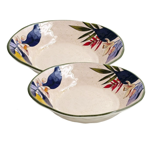 Set de 2 assiettes creuses Ø21 en mélamine - Limù