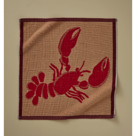 Carré éponge 50x50 Bonne pêche - Sylvie Thiriez