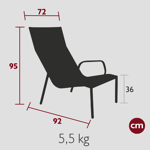 Fauteuil Lounge Cadiz