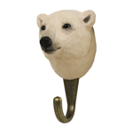 Crochet sculpté à la main Ours polaire 