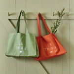 Tote bag Tribu Bleu Ciel - Sylvie Thiriez