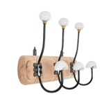 Patère 3 crochets Campagne naturel - Comptoir de Famille